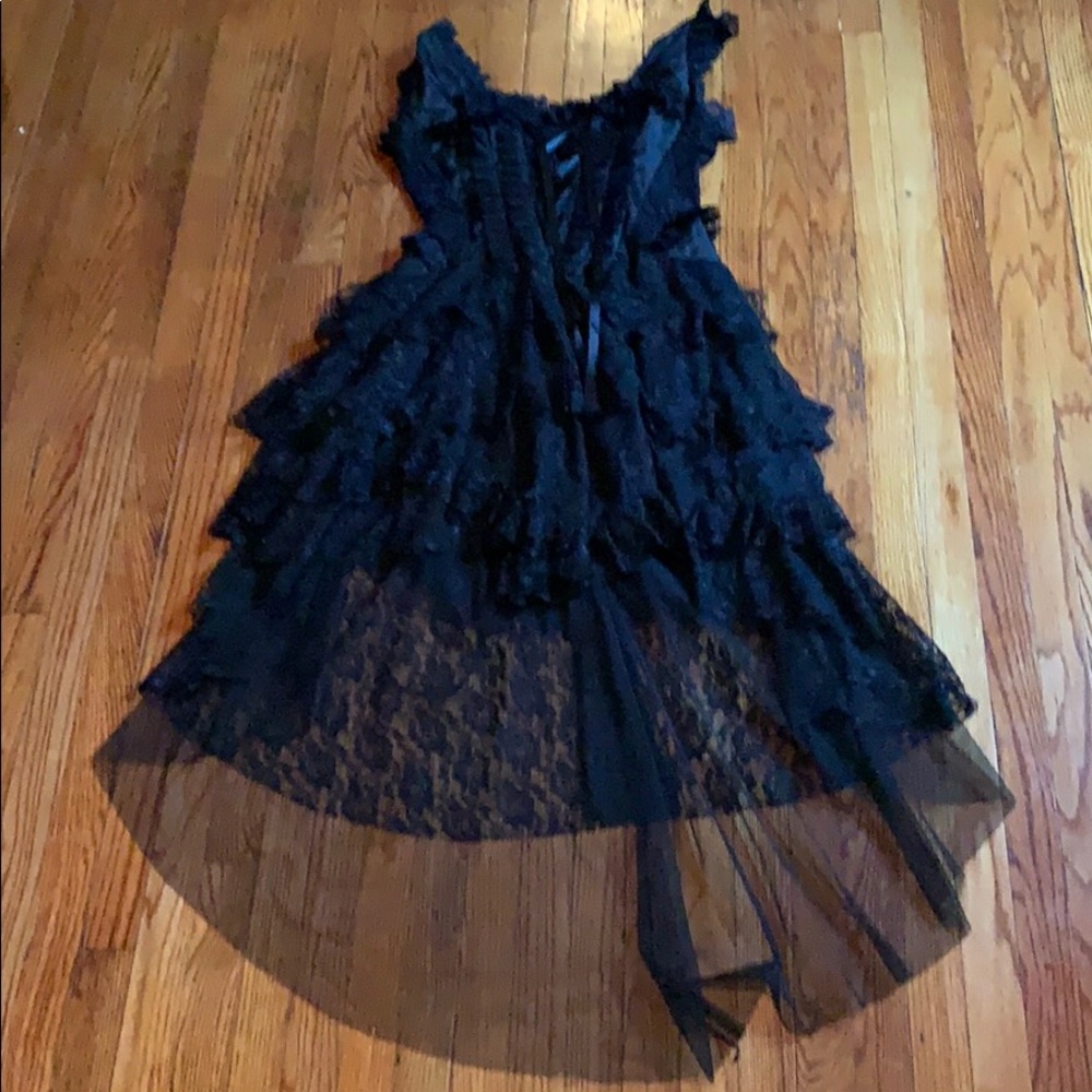 Black Lace Costume Dress w/ Corset Built In